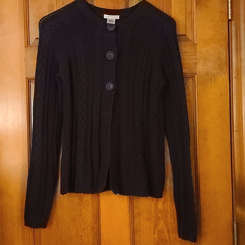 Gray cardigan